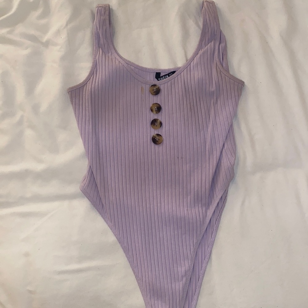 Lavender Shein Bodysuit